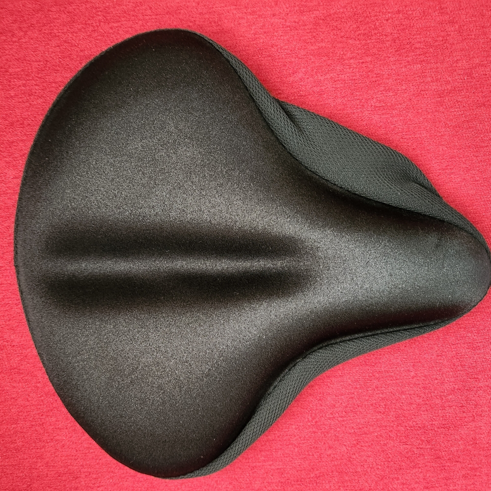 Black Bicycle Seat Cushion
